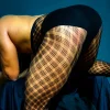 Exotic Backless Mesh Stockings
