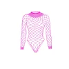 Long Sleeve Fishnet Bodysuit - Image 2