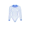 Long Sleeve Fishnet Bodysuit - Image 4