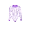 Long Sleeve Fishnet Bodysuit - Image 5