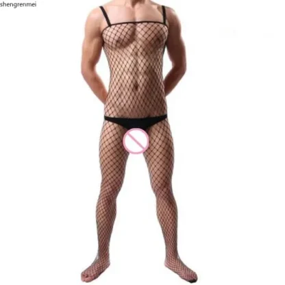 Exotic Fishnet Bodysuit - Image 2