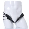 Zipper Pouch Faux Leather Thong - Image 2