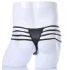 Zipper Pouch Faux Leather Thong - Image 5